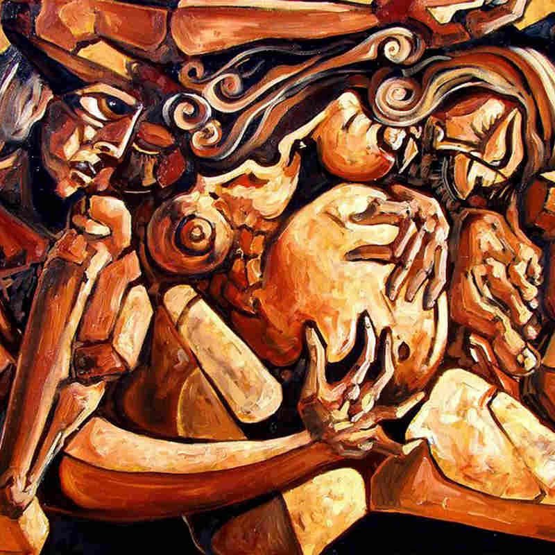 Chaos after the news - Darwin Leon
