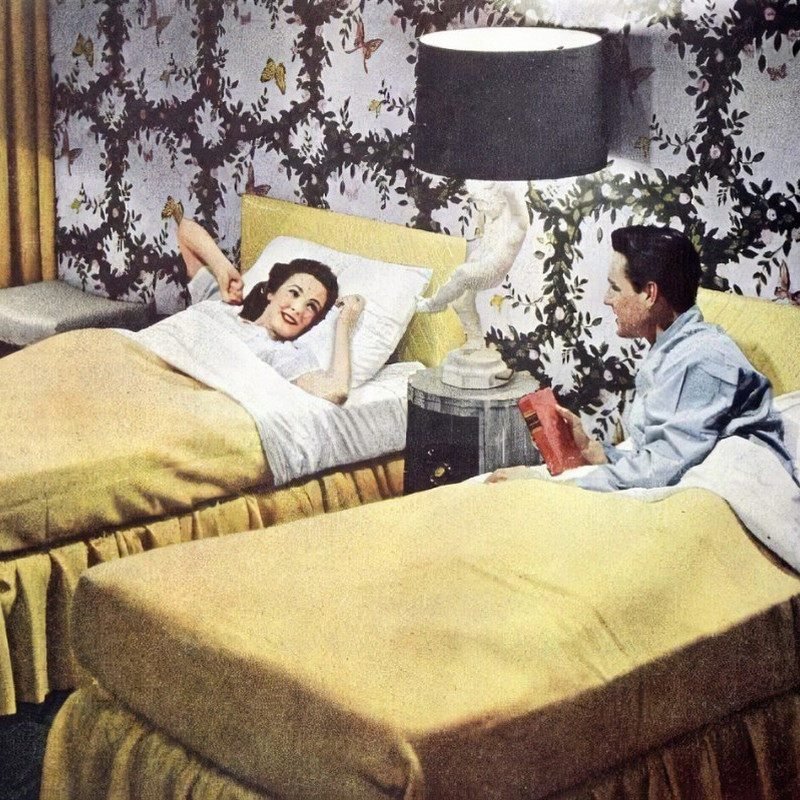 in bed