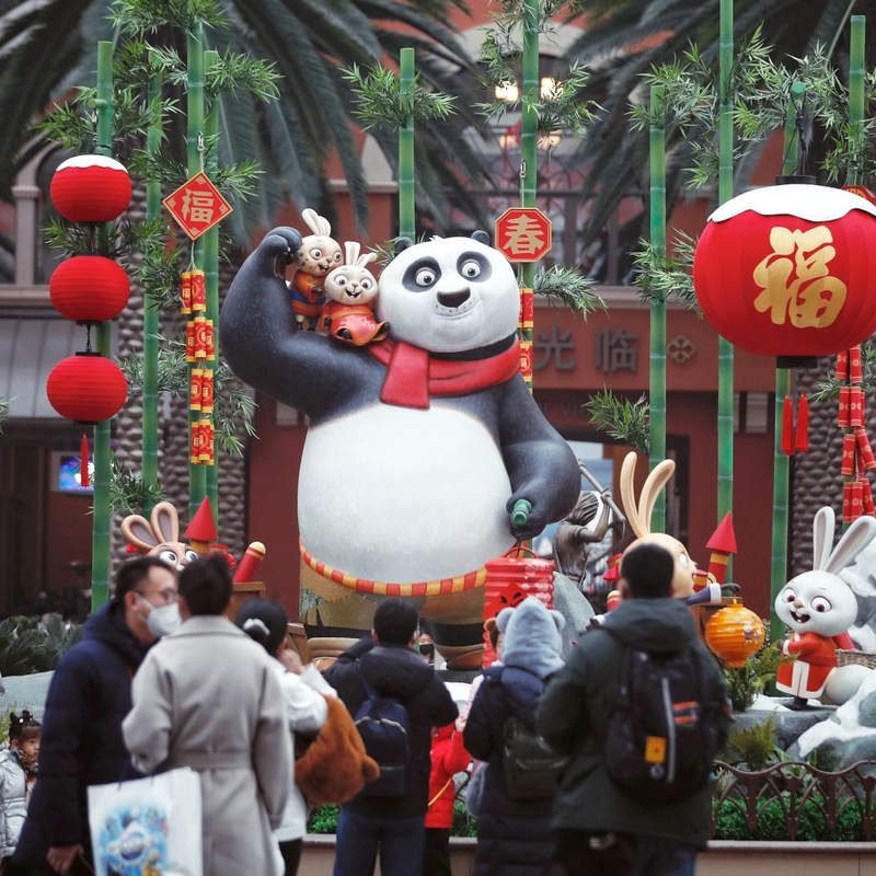 Kung Fu Panda at Universal Beijing Resort in 2023