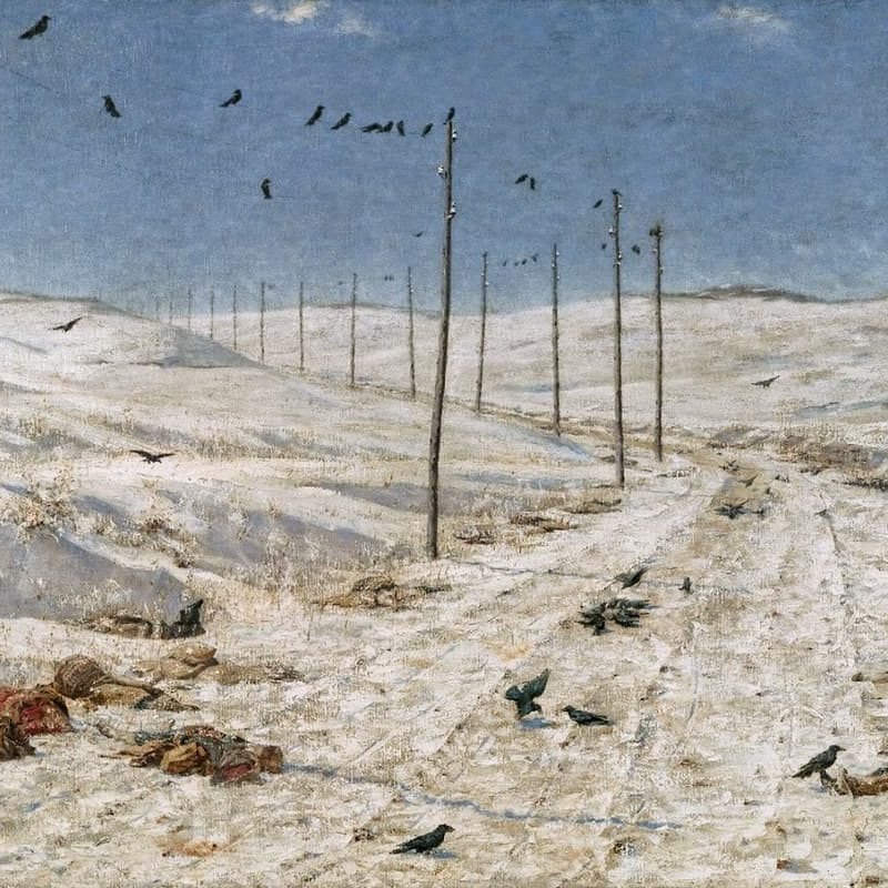 Road of the War Prisoners - Vasily Vereshchagin