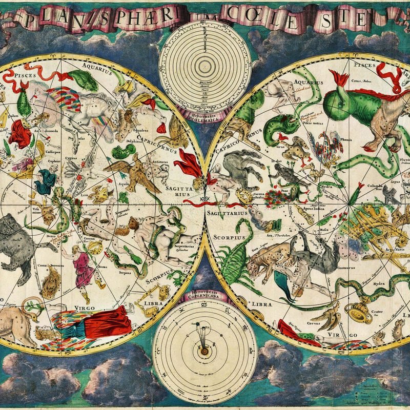 celestial map Frederik de Wit