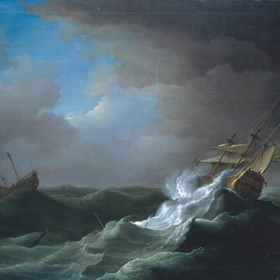 -ships-in-distress-in-a-storm-peter-monamy